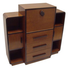 Vintage 1930s American Streamline Desk/Cabinet/Dresser