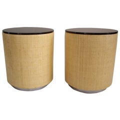 Steven Chase - Matching Pair of  Drum Tables