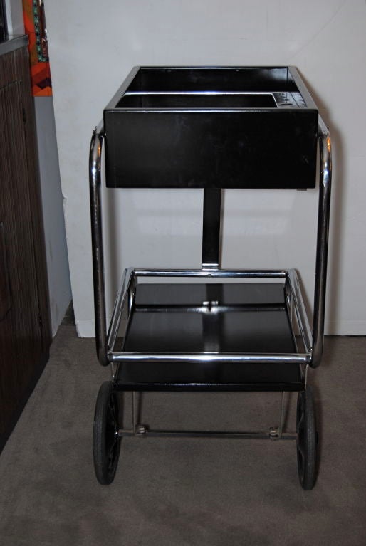 Wood Rare Gilbert Rohde Barcart for Troy Sunshade