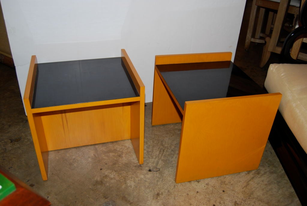 Richard Neutra Side Tables In Excellent Condition For Sale In Los Angeles, CA