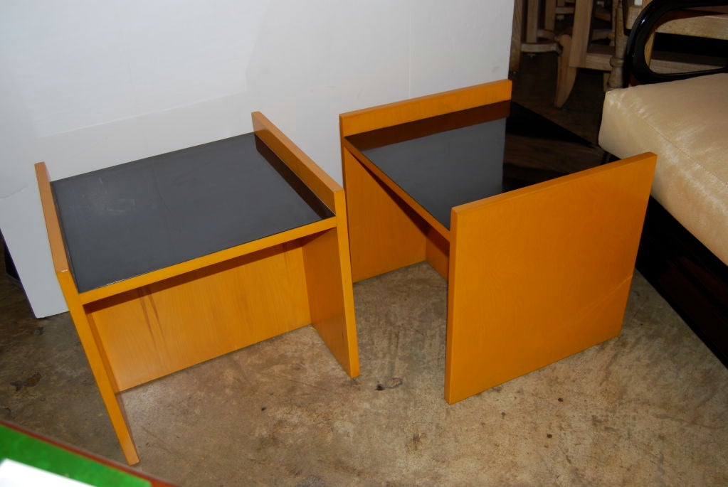 Mid-20th Century Richard Neutra Side Tables For Sale