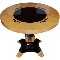 Swedish Art Deco Inlaid Center Table