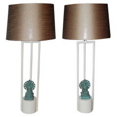 Pair of William Haines Table Lamps