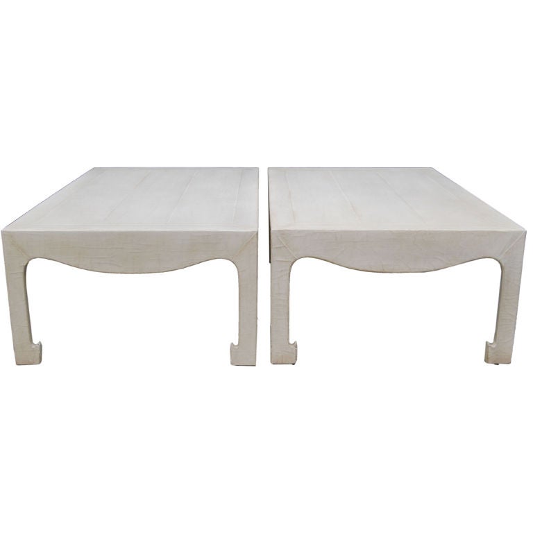 Pair of Billy Haines Coffee Tables from the Warner Estate