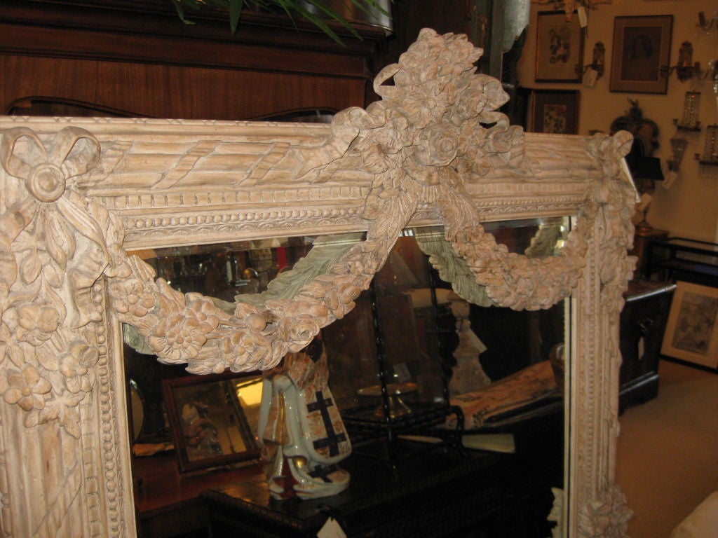 Large French Bow Mirror
