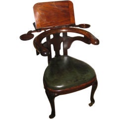 Antique Rare George ll Reading Chair  From The Hal B.Wallis Estate