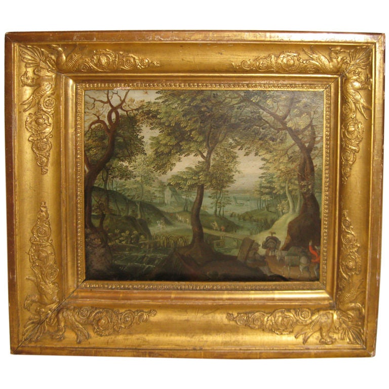 Old Master Painting Attributed to Anton Mirou (1586-1661) For Sale