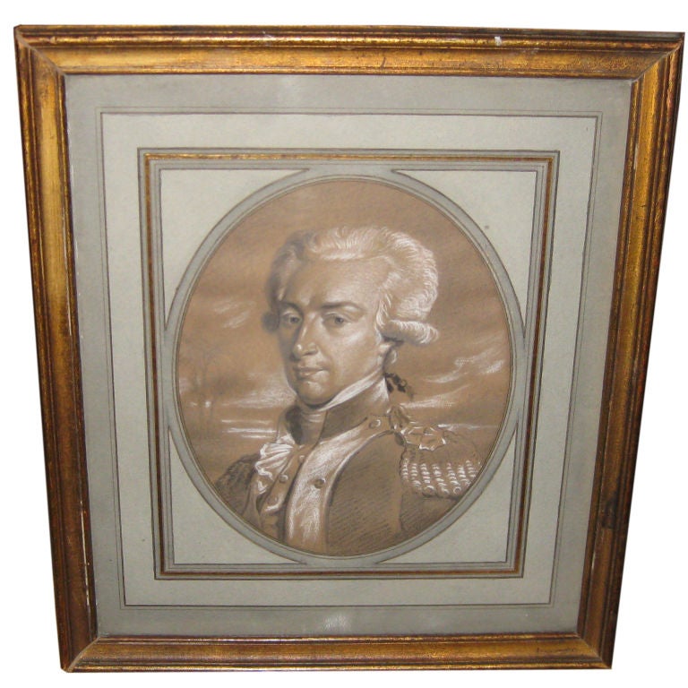 18th C French School Portrait of a Gentleman For Sale