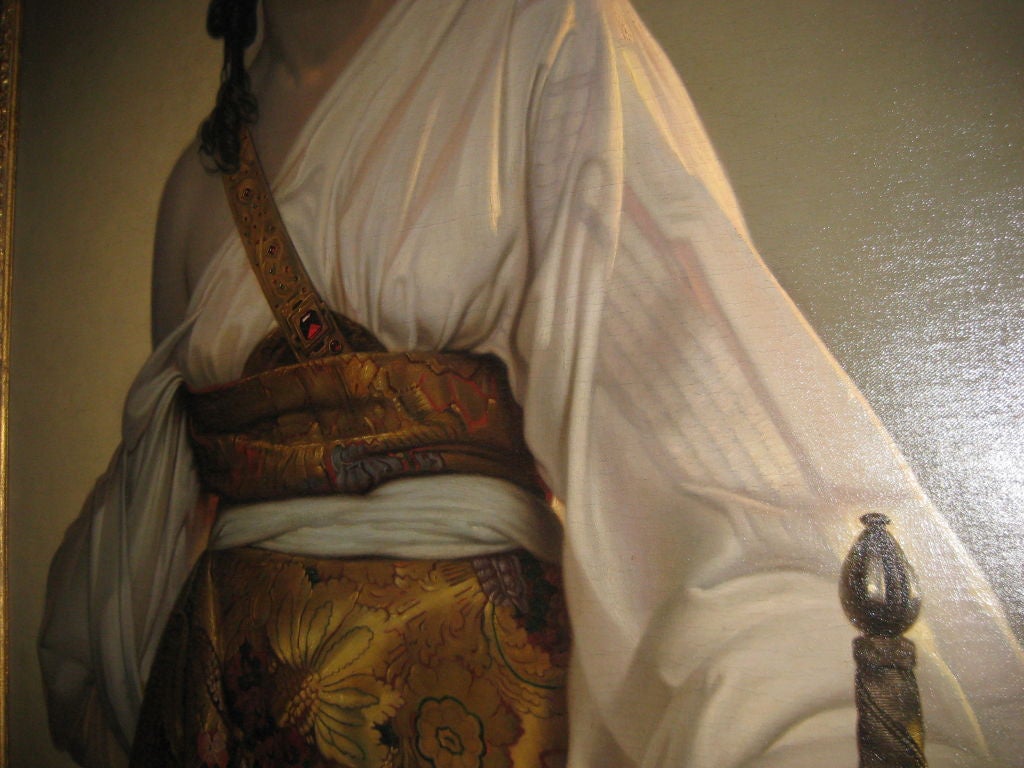 19th Century Large Painting of Judith by August Riedel For Sale