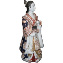 Japanese Style Figure with Imari Decoration