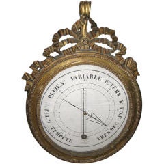 Large Antique French Barometer