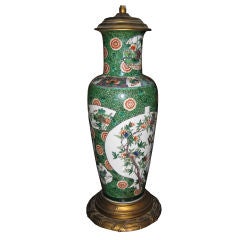 Fine Chinese Porcelain Lamp