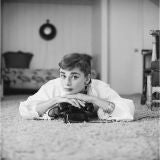 Vintage Editioned Audrey Hepburn Portrait by Mark Shaw #17, L.A. 1953