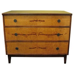 Swedish Inlaid Moderne/Neo-Classical Chest of Drawers