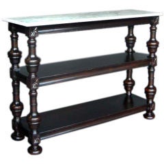 Console With Marble Top