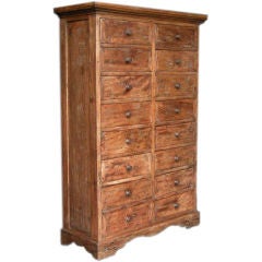 Reclaimed Wood Tall Chest of Drawers