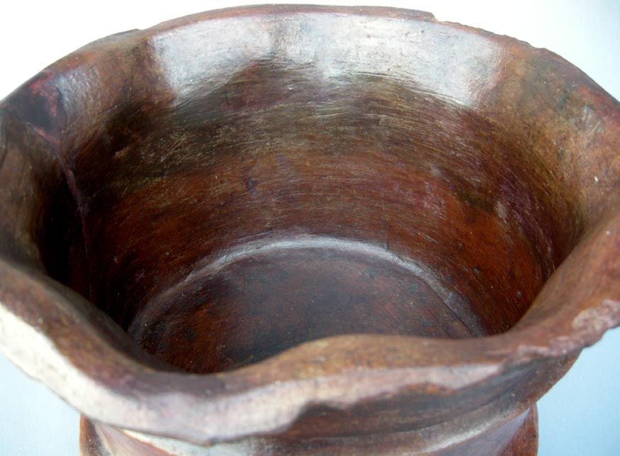 Rustique Encensoir antique en terre cuite en vente