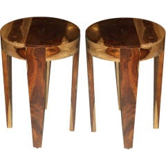 A Pair Rosewood Benches/Stools Vintage A Pair Rosewood Benches/Stools