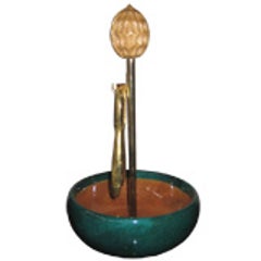 Aldo Tura Nut Bowl with Nutcracker 2