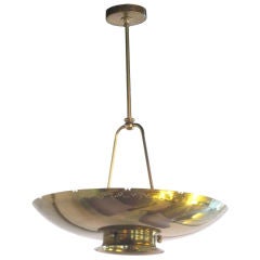 Paavo Tynell Brass Ceiling Fixture
