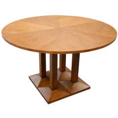 Milo Baughman Dining Table with Two Leaves