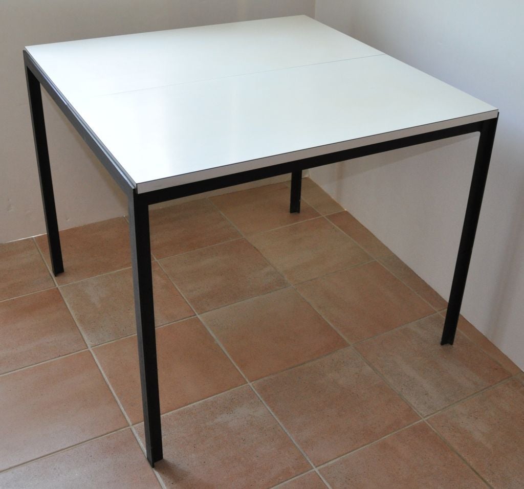 "T Angle" Extension Dining Table - Florence Knoll RARE