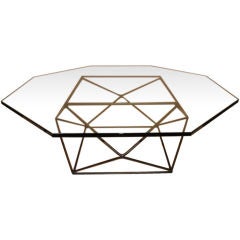 Optical Polyhedron Coffee Table