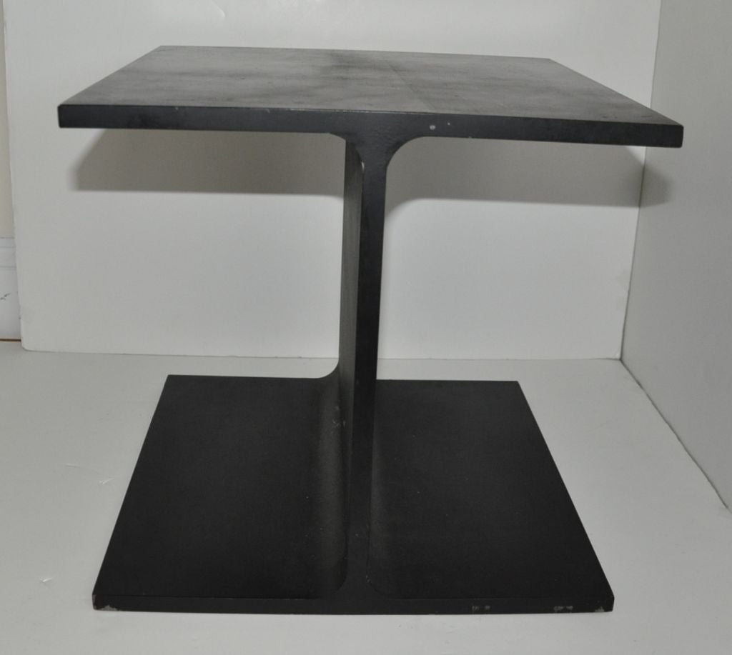 i beam side table
