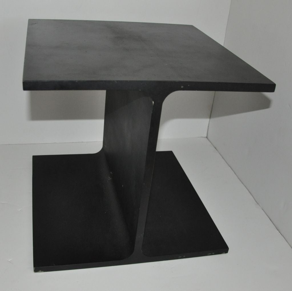 ward bennett i-beam side table
