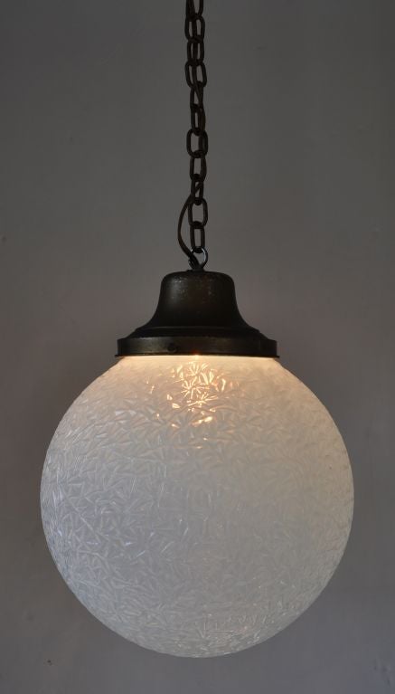 Opaline Glass Hanging Globe