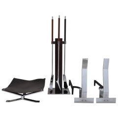 Exceptional Fireplace Set - Alessandro Albrizzi