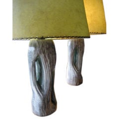 A Pair of Ceramic Table Lamps by Heifetz