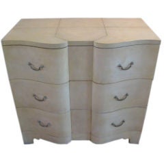 A Parchment Chest of Drawers by Samuel Marx