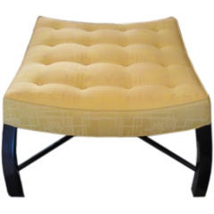 Used A Large Scale Upholstered Ottoman