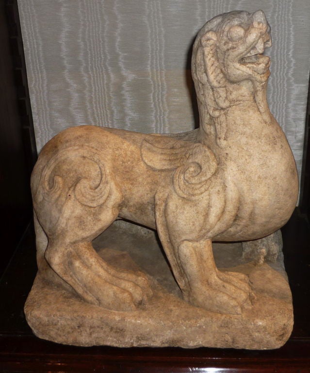 Marble CHINESE MARBLE CHIMERA CARVING