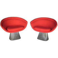 Pair of Warren Platner Lounge Chairs