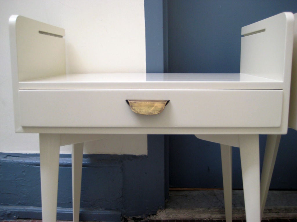 Pair of Danish Modern Bedside Tables