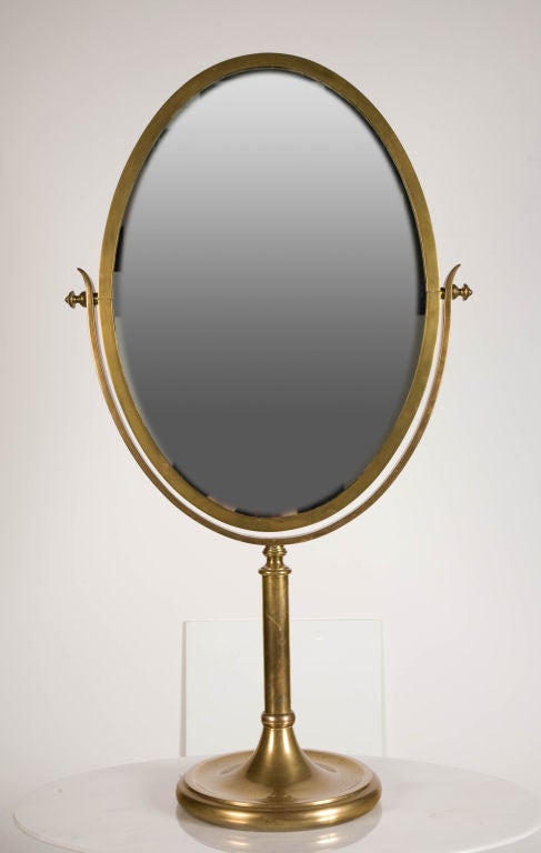 Bronze Vanity Mirror by La Barge In Excellent Condition In New York, NY