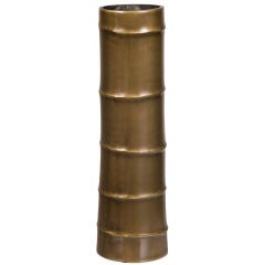 Tall Bronze Bamboo Shoot Vase