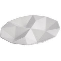 Oval Origami Form Ceramic Tray by Kaj Franck for Arabia