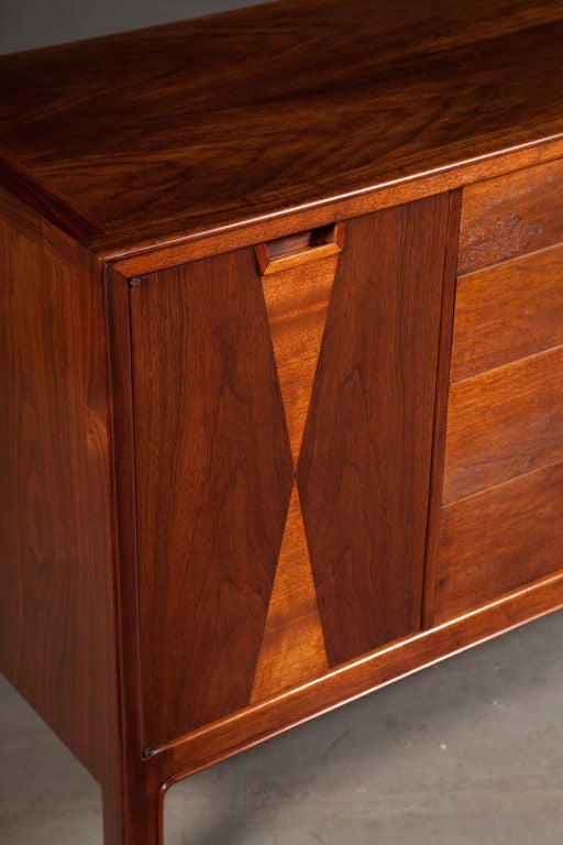 Walnut Janus Gentleman's Chest by John Stuart