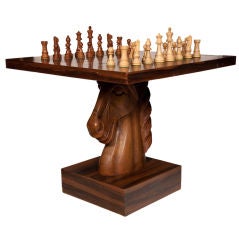 American Fantasy Knight Chess Table