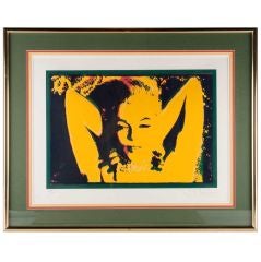 “Marilyn Monroe Last Sitting” Screen Print 14/250 by Bert Stern