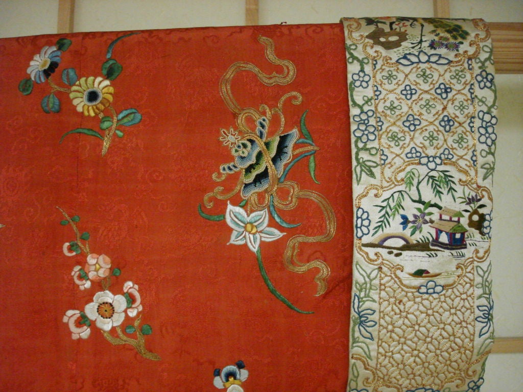 Fine Chinese Qing Dynasty Noble Woman Formal Robe In Excellent Condition In Greenwich, CT