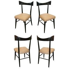 Set of 4 Paul McCobb Armless Dining Chairs