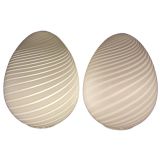 Large Murano Egg Lamp