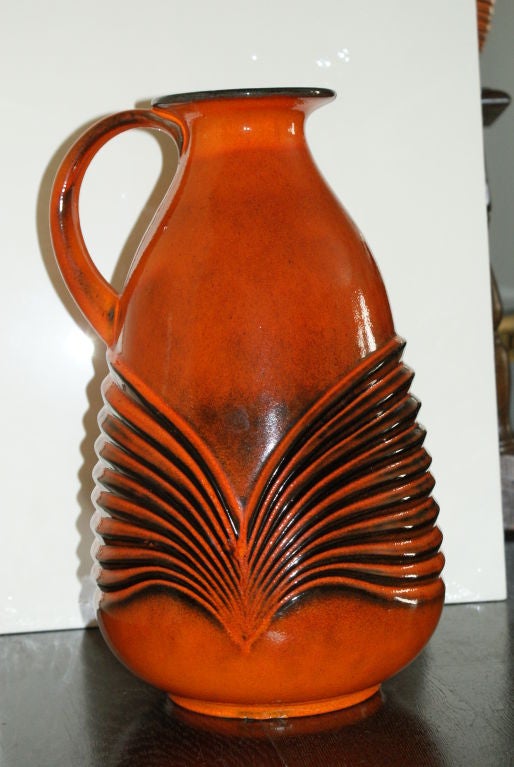 Wonderful Large  Studio Pottery  Pitcher / Vase