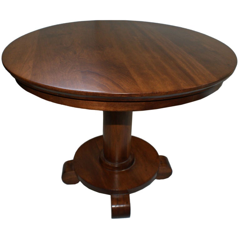 Empire Style Cherry Wood Side Table/End Table at 1stDibs