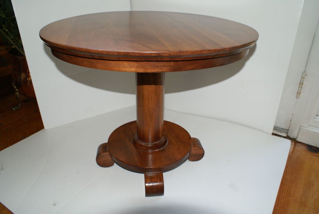 Empire Style Cherry Wood Side Table/End Table at 1stDibs
