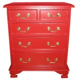 Striking Chinese Chippendale Chest of Drawers/Night Stand